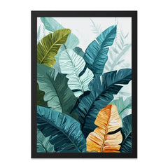Tropical Leaf Wall Art, Banana Leaf Print, Modern Botanical Decor, Exotic Plant Art, Jungle Wall Decor, Nature Inspired Art - Tawshia