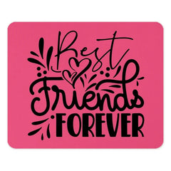 Best Friends Forever Mouse Pad, Cute Friends Gift, Pink Mousepad, Friendship Gift, Desktop Decor, Gift for Bestie, Office Accessories - Tawshia