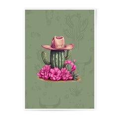 Cowboy Cactus Photographic Print, Desert Art Print, Southwest Wall Decor, Western Home Decor, Botanical Art, Floral Cactus Print - Tawshia