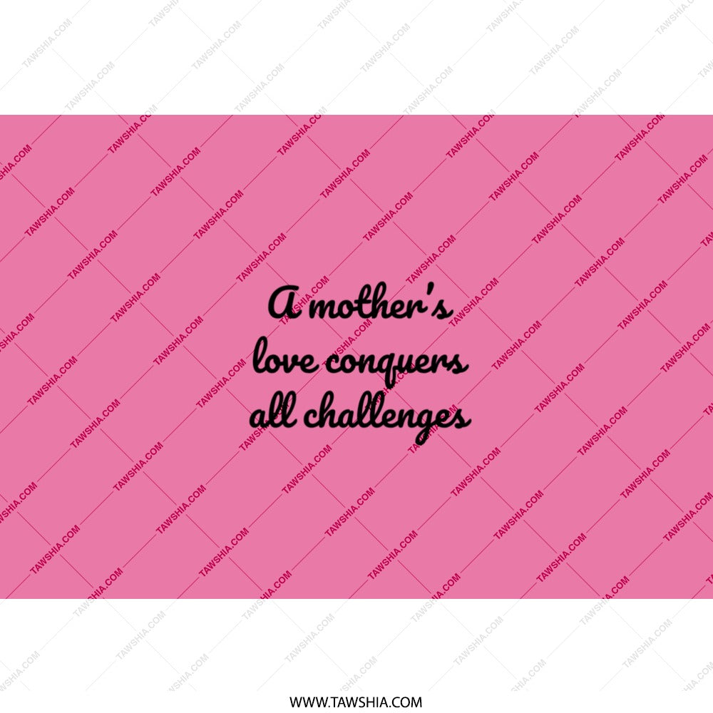 Mother's Love Tumbler, Inspirational Quote, Gift for Mom, Pink Tumbler, Stainless Steel Tumbler, Travel Mug, Mom Appreciation Gift - Tawshia