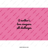 Mother's Love Tumbler, Inspirational Quote, Gift for Mom, Pink Tumbler, Stainless Steel Tumbler, Travel Mug, Mom Appreciation Gift - Tawshia