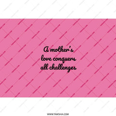 Mother's Love Tumbler, Inspirational Quote, Gift for Mom, Pink Tumbler, Stainless Steel Tumbler, Travel Mug, Mom Appreciation Gift - Tawshia