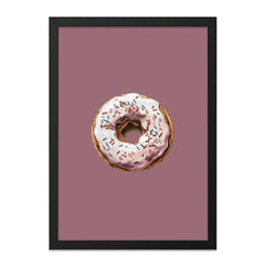 Donut Wall Art, Sprinkle Donut Print, Foodie Art, Kitchen Wall Decor, Donut Lover Gift, Modern Art Print, Sweet Treat Wall Art - Tawshia