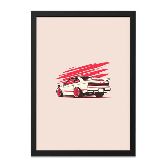 JDM Car Wall Art, Toyota MR2 Print, Car Poster, Automotive Art, Japanese Car, Stance Car Art, Tuner Car, Classic JDM, Car Enthusiast Gift - Tawshia
