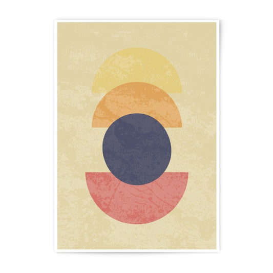 Abstract Photographic Print, Circle Photographic Print, Modern Wall Art, Geometric Art Print, Home Decor, Minimalist Print, Neutral Colors - Tawshia