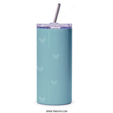 Butterfly Cupcake Tumbler, Floral Design Tumbler, Cute Cupcake Tumbler, Butterfly Lover Gift, Stylish Travel Mug, Tumbler with Straw - Tawshia