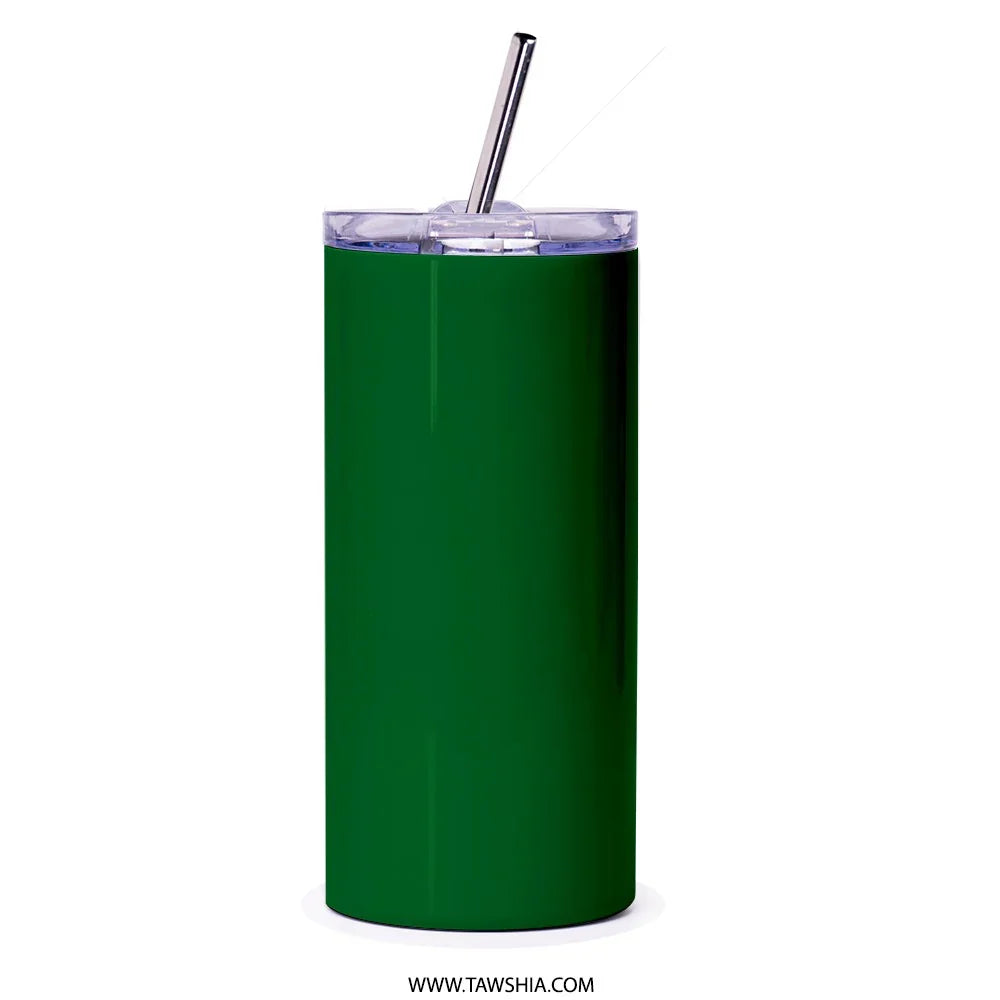 Sleek Dark Green Tumbler Insulated Travel Mug Product