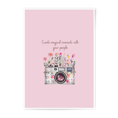 Camera Photographic Prints, Floral Camera Print, Wall Art Decor, Magical Moments Prints, Camera Illustration, Home Decor Gift, Art Prints - Tawshia