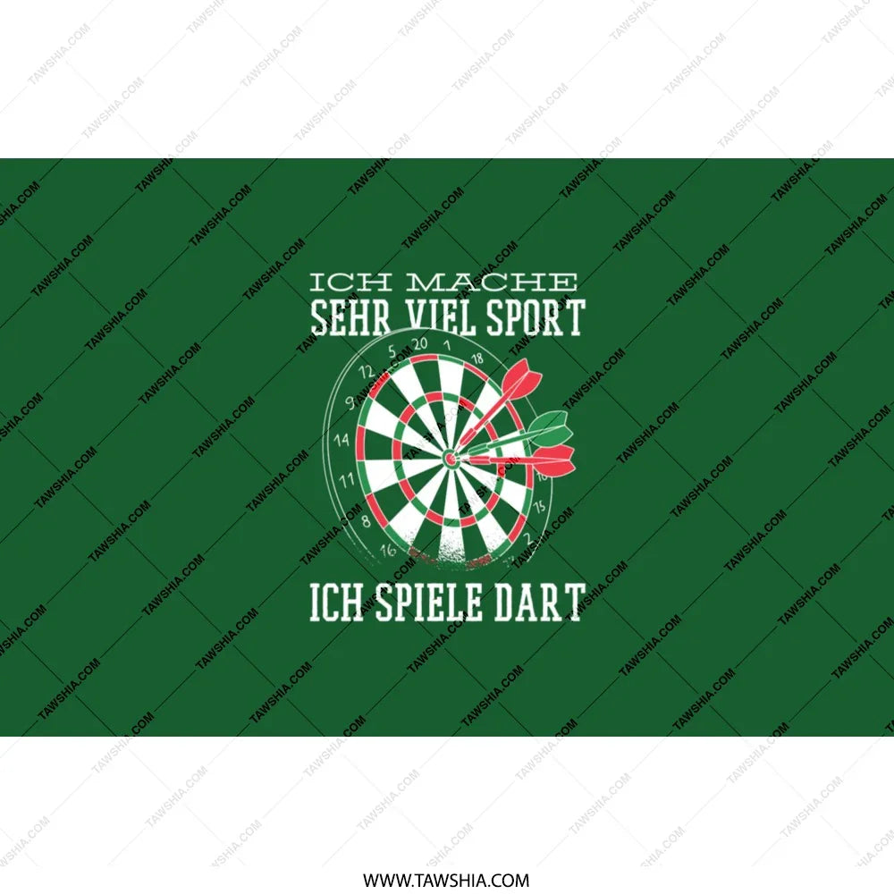 ICH MACHE SEHR VIEL SPORT ICH SPIELE DART product