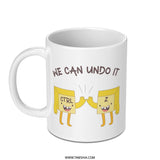 Undo It Mug, Ctrl Z Mug, Programmer Mug, Computer Geek Gift, Keyboard Shortcuts, Cute Cartoon Characters Mug, Office Gift, Funny Mug - Tawshia