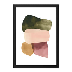 Abstract Shapes Wall Art, Earth Tone Print, Minimalist Art Print, Modern Home Decor, Contemporary Wall Decor, Gallery Wall Art - Tawshia