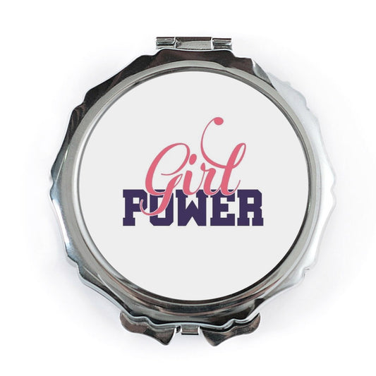 Girl Power Pocket Mirror, Empowerment Gift, Feminist Mirror, Unique Gift Idea, Inspirational Pocket Mirror, On the Go Mirror - Tawshia