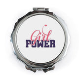 Girl Power Pocket Mirror, Empowerment Gift, Feminist Mirror, Unique Gift Idea, Inspirational Pocket Mirror, On the Go Mirror - Tawshia