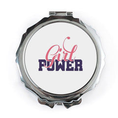Girl Power Pocket Mirror, Empowerment Gift, Feminist Mirror, Unique Gift Idea, Inspirational Pocket Mirror, On the Go Mirror - Tawshia