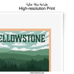 Yellowstone Photographic Print, Bison Art, National Park Decor, Wildlife Wall Art, Home Decor, Nature Photography, Yellowstone Poster - Tawshia