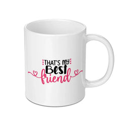 Best Friend Mug, Friendship Gift, Cute Mug, Besties Gift, Coffee Mug, Gift for Friend, Friend Birthday, Best Friend Present, Gift Idea - Tawshia