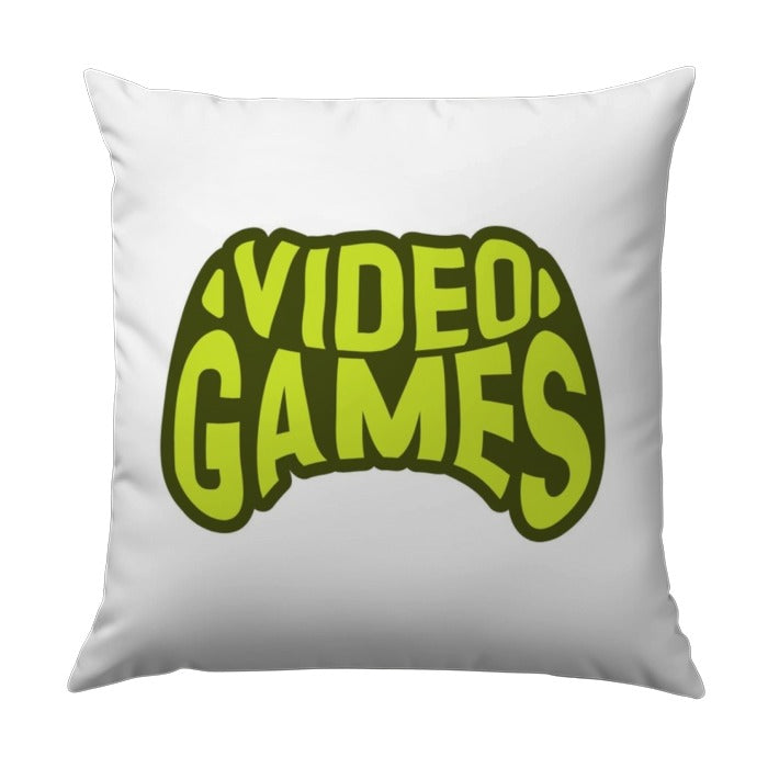 Video Games Pillow, Gaming Decor, Gamer Gift, Cool Pillows, Fun Accent Pillow, Home Decor Pillows - Tawshia