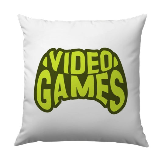 Video Games Pillow, Gaming Decor, Gamer Gift, Cool Pillows, Fun Accent Pillow, Home Decor Pillows - Tawshia