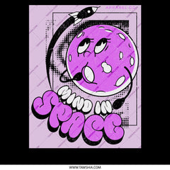 Mind In Space Cartoon Graphic T-shirt product