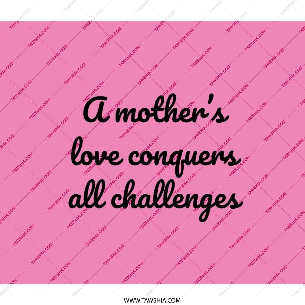 Mothers Love Backpack, Inspirational Quote Backpack, Pink Backpack, Gift for Mom, Mothers Day Gift Backpack, Quote Backpack - Tawshia