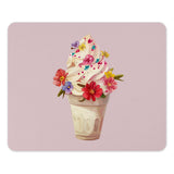 Floral Ice Cream Cone Design Art Print product