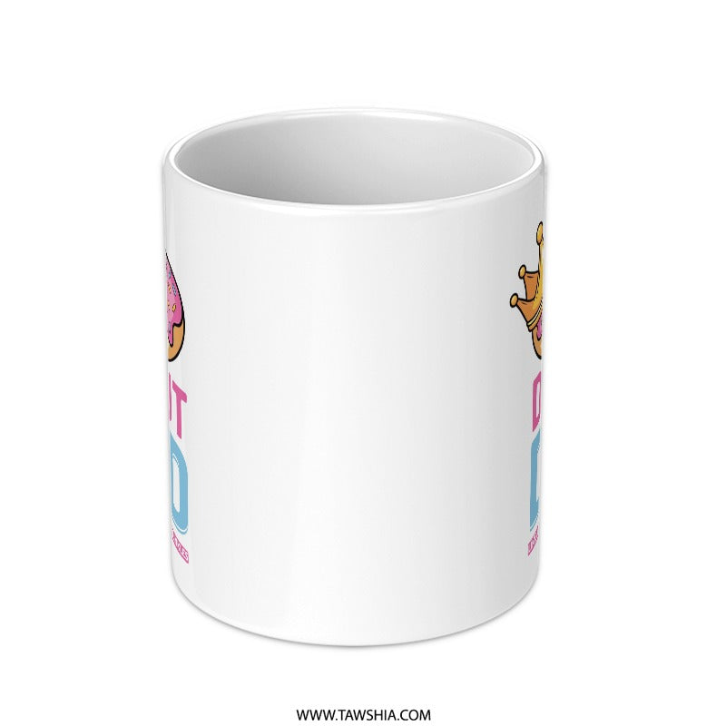 Donut Dad Mug, Funny Dad Mug, Father's Day Mug, Sprinkles Dad, Crown Donut, Dad Gift, Novelty Mug, Gift for Dad - Tawshia