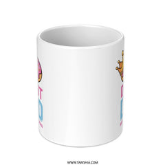Donut Dad Mug, Funny Dad Mug, Father's Day Mug, Sprinkles Dad, Crown Donut, Dad Gift, Novelty Mug, Gift for Dad - Tawshia
