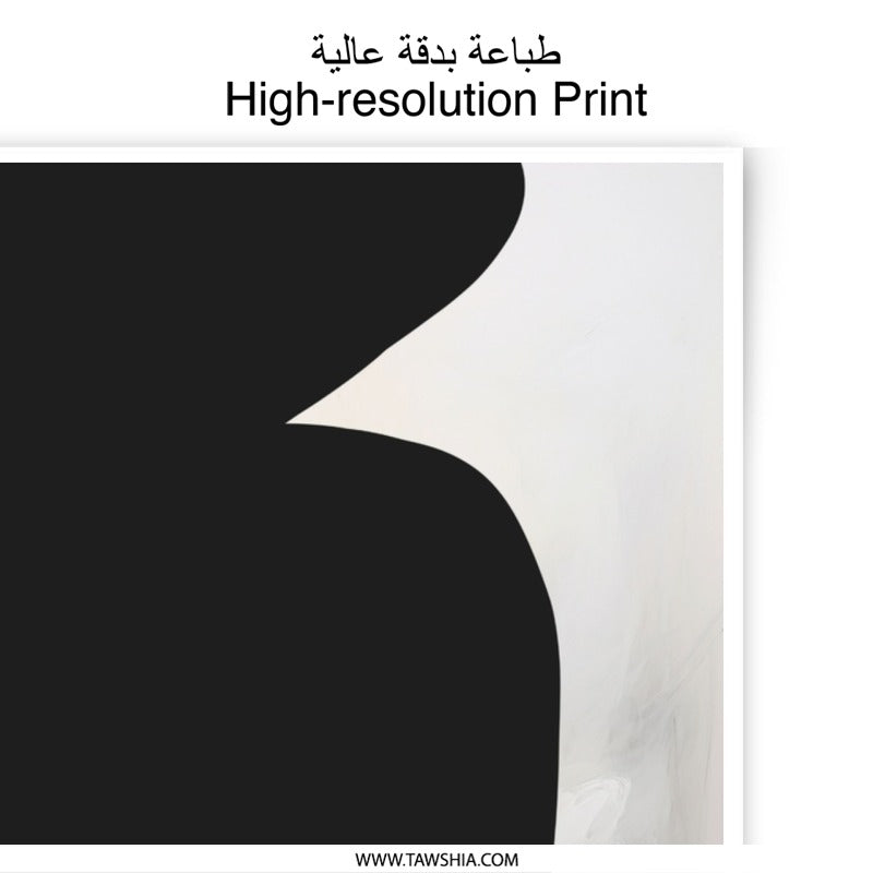 Abstract Photographic Print, Black White Art, Modern Home Decor, Minimalist Wall Art, Neutral Tones, Contemporary Art Print - Tawshia