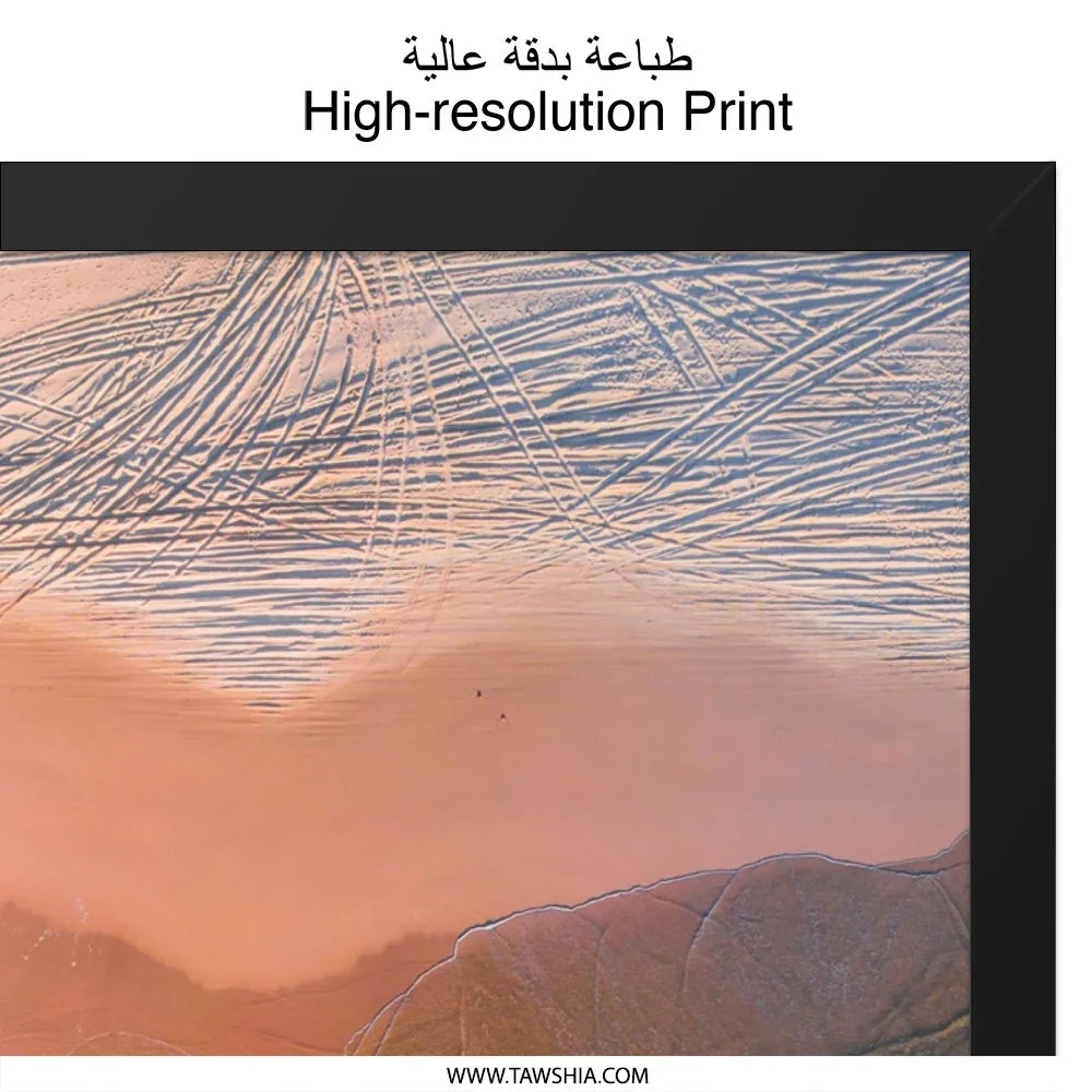 Aerial Beach Wall Art, Coastal View Print, Ocean Waves Picture, Beach Photography, Contemporary Landscape Art, Beach Decor Artwork - Tawshia