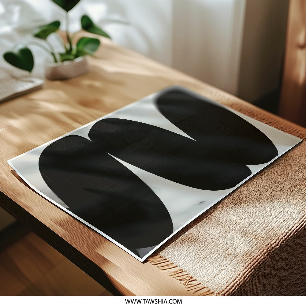 Abstract Photographic Print, Black and White Art Print, Modern Wall Art, Home Decor, Minimalist Print, Zen Art, Balancing Stones - Tawshia