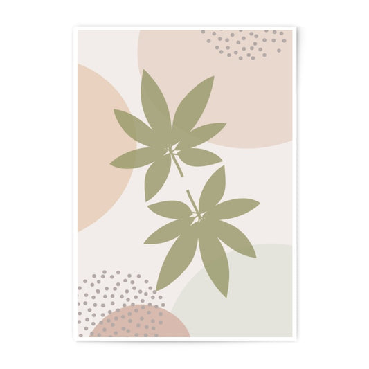 Abstract Leaves Photographic Print, Botanical Wall Art, Modern Home Decor, Minimalist Art Print, Leaf Art, Nature Art, Housewarming Gift - Tawshia
