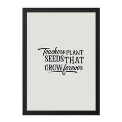 Teacher Gift Wall Art, Teacher Appreciation Art Print, Educator Quote Poster, Classroom Decor, Inspirational Wall Decor, Teaching Gift - Tawshia