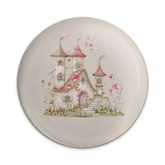 Fairy Tale Castle Pinback Button, Whimsical Pink Design, Cute Fantasy Art, Magical Home Decor, Unique Gift for Dreamers - Tawshia