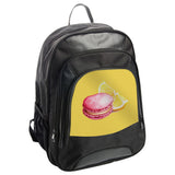 Macaron Lemon Backpack, Foodie Backpack, Colorful Backpack, Everyday Backpack, Gift Idea, Travel Bag, School Backpack - Tawshia