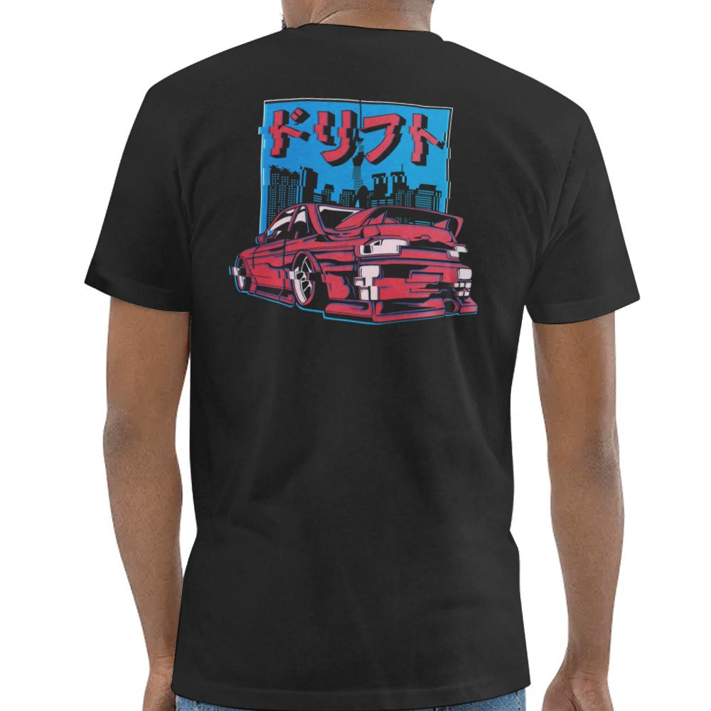 Urban Skyline Japanese Drift Car Graphic Tee product type