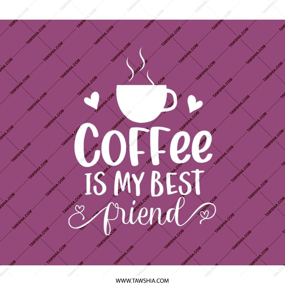 Coffee is My Best Friend Backpack, Gift for Coffee Lovers, Cute Backpacks, Coffee Cup Design - Tawshia