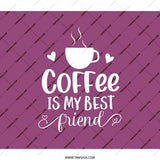Coffee is My Best Friend Backpack, Gift for Coffee Lovers, Cute Backpacks, Coffee Cup Design - Tawshia