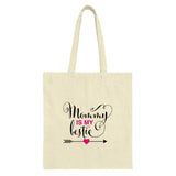 Mommy Bestie Tote Bag, Mother's Day Gift, Gift for Mom, Mom Birthday Present, Shopping Bag, Everyday Bag, Mom Love Tote - Tawshia