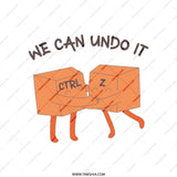 Undo It Tote Bag, Ctrl Z Design, Cute Computer Keys, Funny Geek Gift, Gift For Programmer, Coder Bag, Trendy Tote Bag, Everyday Bag - Tawshia