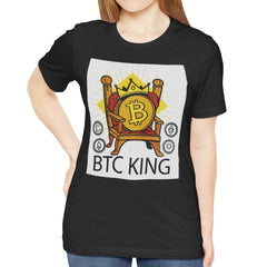 BTC King Graphic Tee Shirt Fashion Statement product