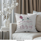 Bride Best Friend Pillow, Happy Bride Gift, Bridal Shower Pillow, Wedding Decor Pillow, Bridesmaid Gift Pillow - Tawshia