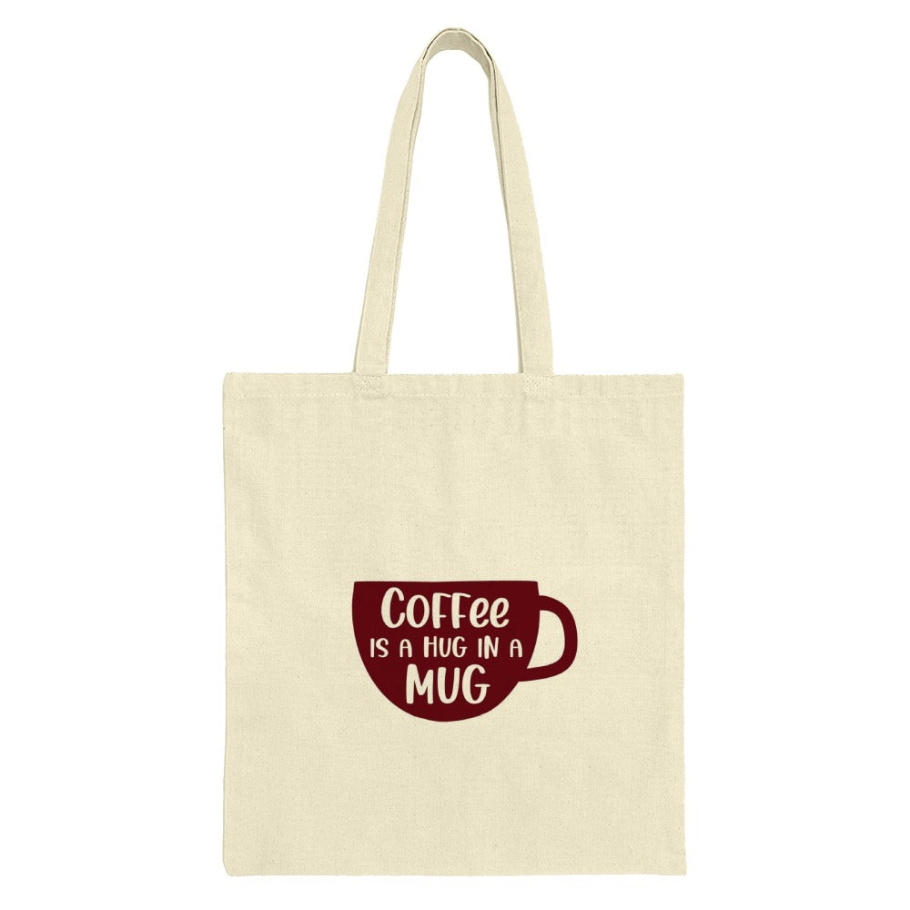Coffee Is A Hug Tote Bag, Coffee Lover Gift, Coffee Mug Tote Bag, Caffeine Addict Bag, Gift For Her, Funny Coffee Tote, Everyday Tote Bag - Tawshia