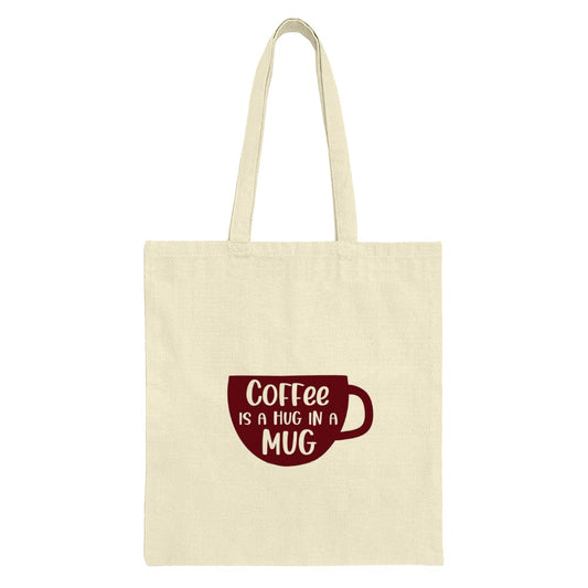 Coffee Is A Hug Tote Bag, Coffee Lover Gift, Coffee Mug Tote Bag, Caffeine Addict Bag, Gift For Her, Funny Coffee Tote, Everyday Tote Bag - Tawshia