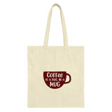 Coffee Is A Hug Tote Bag, Coffee Lover Gift, Coffee Mug Tote Bag, Caffeine Addict Bag, Gift For Her, Funny Coffee Tote, Everyday Tote Bag - Tawshia