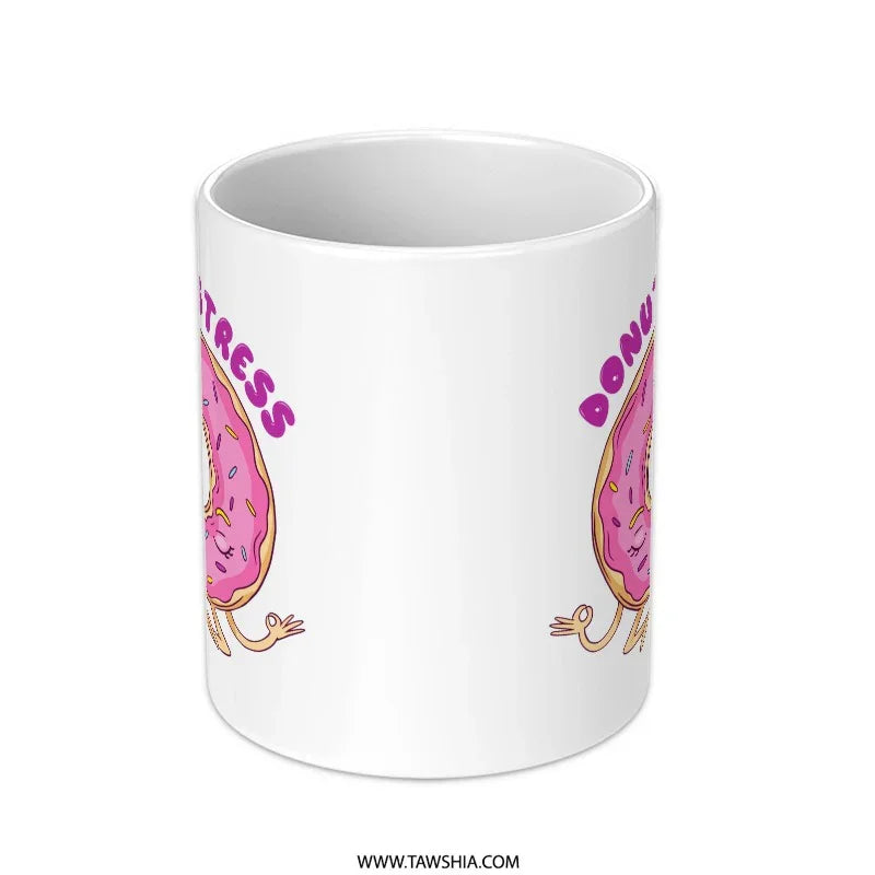 Funny Donut Character Design Printed Mug product
