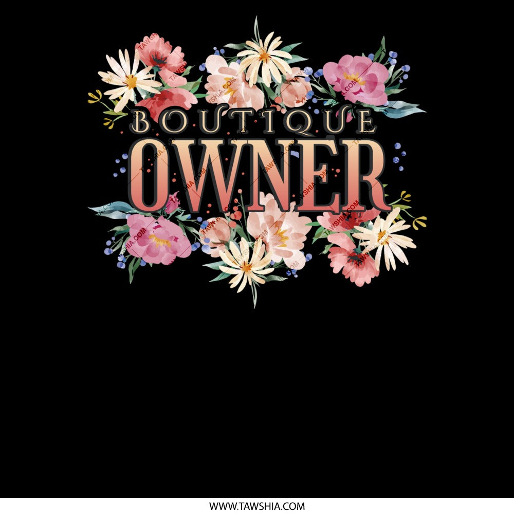 Boutique Owner Graphic Floral Shirt product