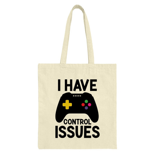 Gamer Tote Bag, Control Issues Bag, Funny Gamer Gift, Gaming Lover Tote, Video Game Bag, Geek Gift, Novelty Gift, Gift For Him - Tawshia