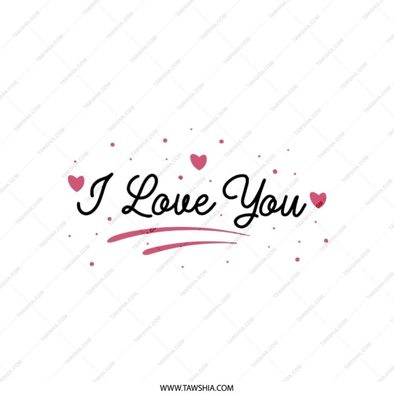 I Love You Pillow, Romantic Pillow, Anniversary Gift, Valentine's Day Decor, Home Decor, Love Quote Pillow - Tawshia