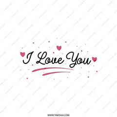 I Love You Pillow, Romantic Pillow, Anniversary Gift, Valentine's Day Decor, Home Decor, Love Quote Pillow - Tawshia