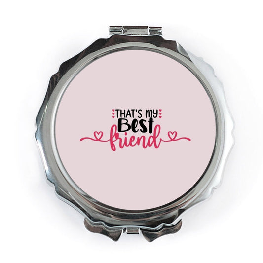 Best Friend Pocket Mirror, Thats My Best Friend Compact Mirror, Gift for Best Friend, Pocket Mirror for Friends, Friendship Mirror - Tawshia